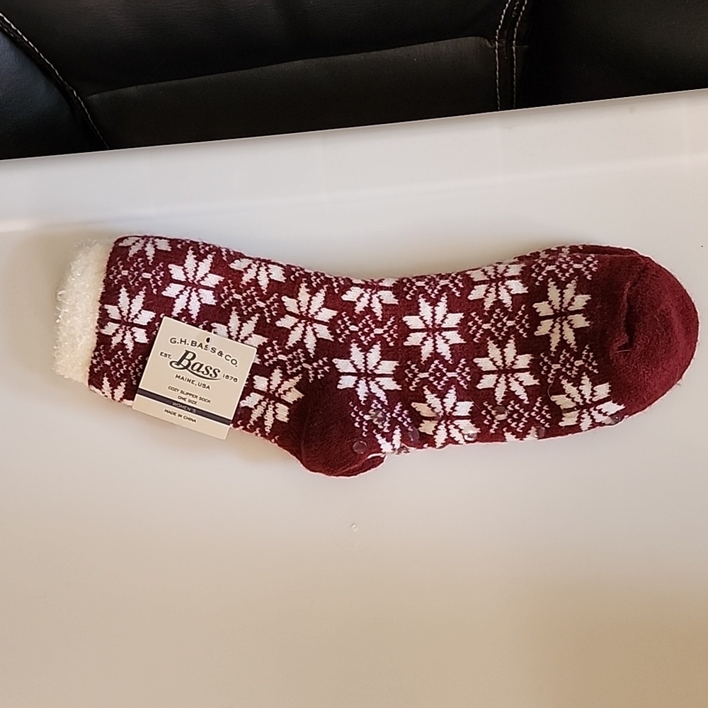 GH Bass cozy Slipper socks. - Picture 2 of 4